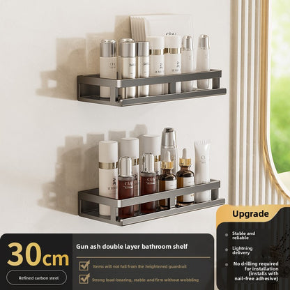 Wall Mount Rack| Rustproof Shower Organizer, Large Capacity Shower Shelves for Inside Shower, No Drilling Bathroom Organizers