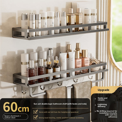Wall Mount Rack| Rustproof Shower Organizer, Large Capacity Shower Shelves for Inside Shower, No Drilling Bathroom Organizers