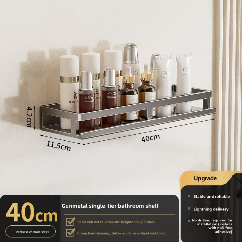 Wall Mount Rack| Rustproof Shower Organizer, Large Capacity Shower Shelves for Inside Shower, No Drilling Bathroom Organizers