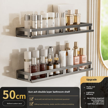 Wall Mount Rack| Rustproof Shower Organizer, Large Capacity Shower Shelves for Inside Shower, No Drilling Bathroom Organizers