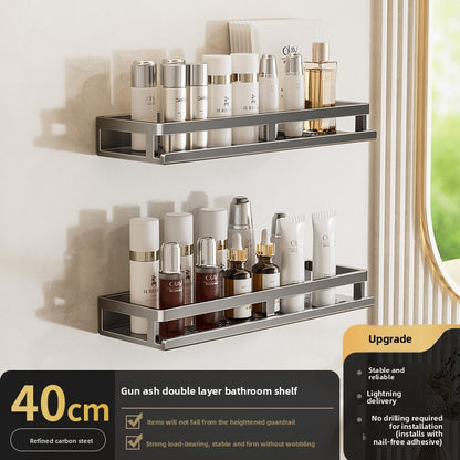 Wall Mount Rack| Rustproof Shower Organizer, Large Capacity Shower Shelves for Inside Shower, No Drilling Bathroom Organizers